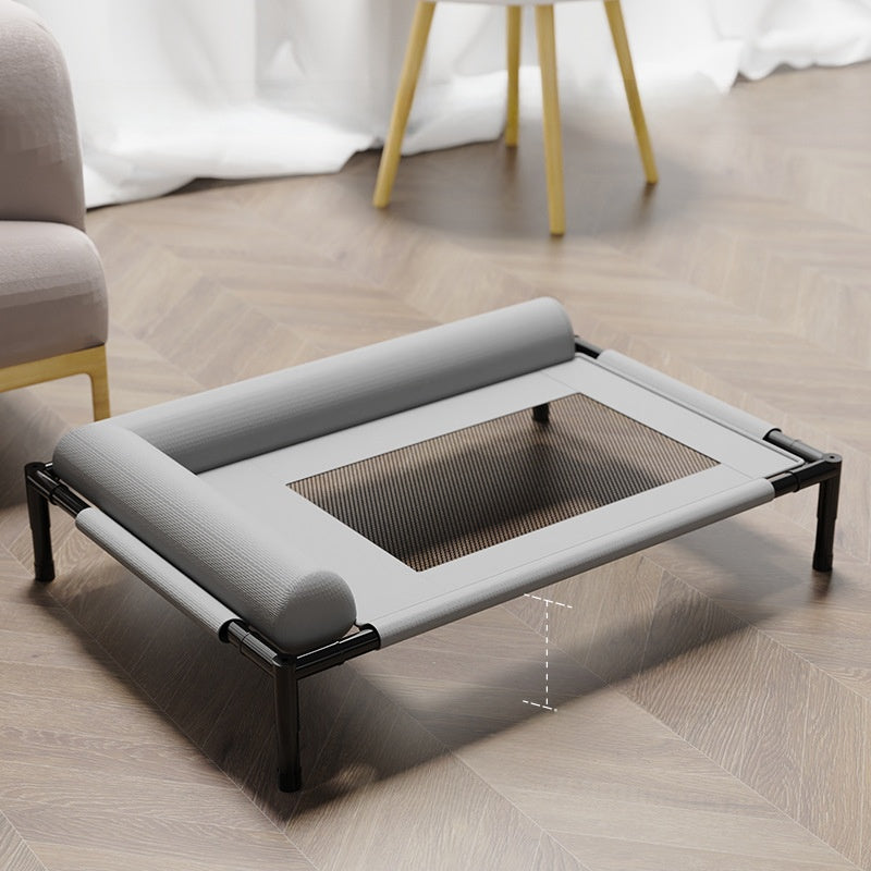 Pet camp bed for dogs and cats all seasons universal summer breathable cool moisture-proof detachable and washable ground medium and small dogs and dogs