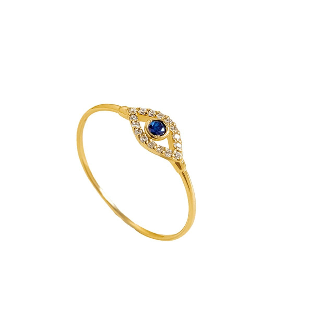 Fashionable Devil Eye Design Ring Unique Women Jewelry