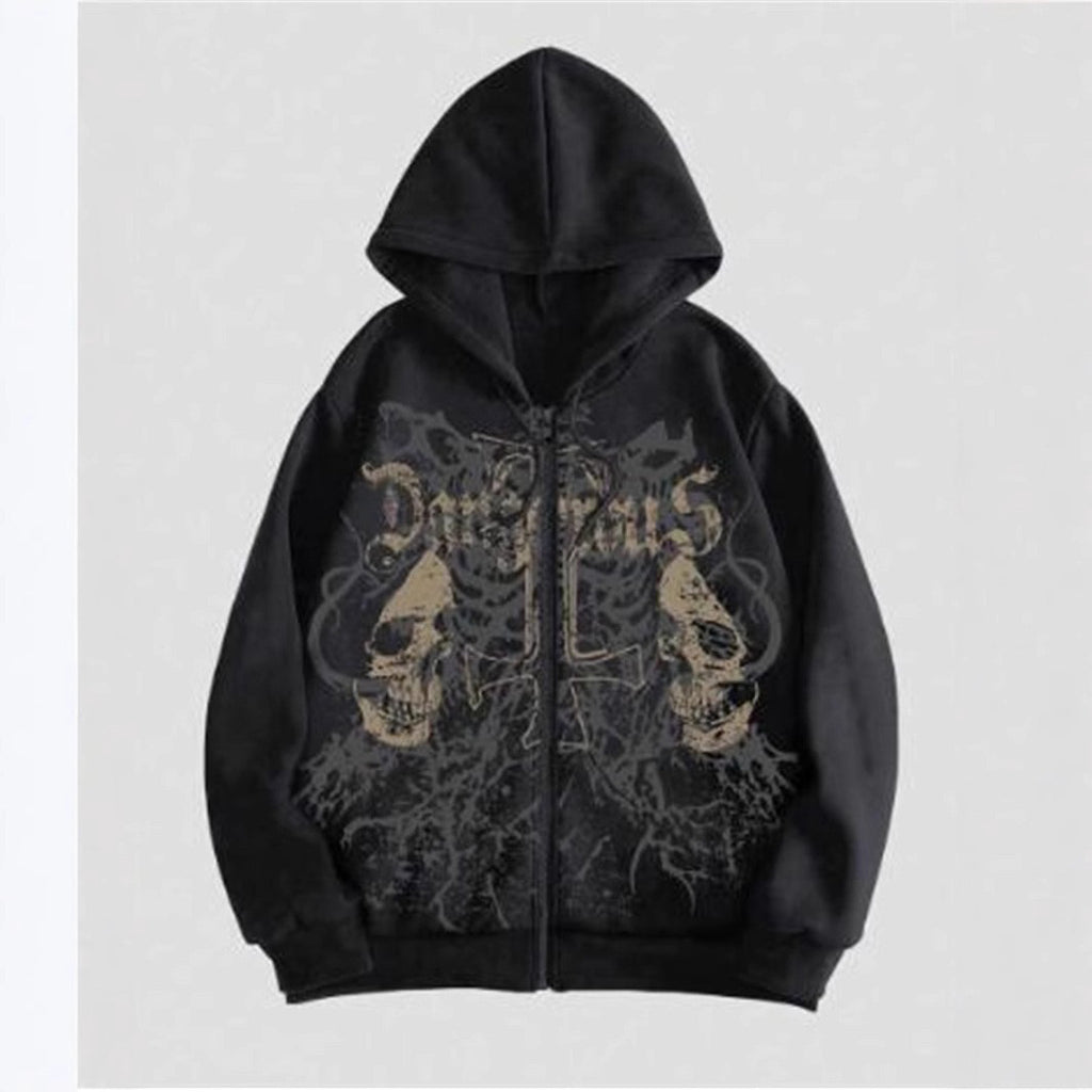 Trendy Hoodie with Unique Print