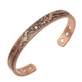 Retro Dragon Phoenix Magnetic Copper Bracelet