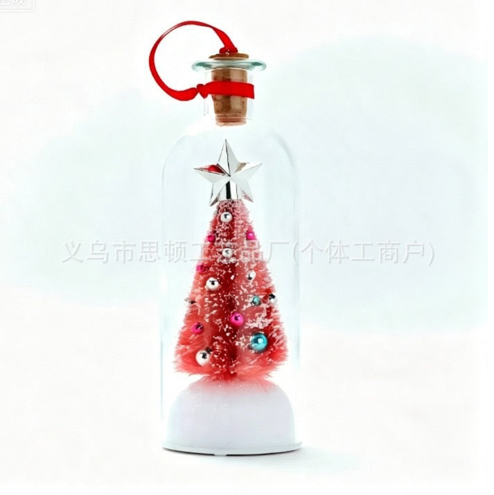 Christmas Tree Recording Message Bottle