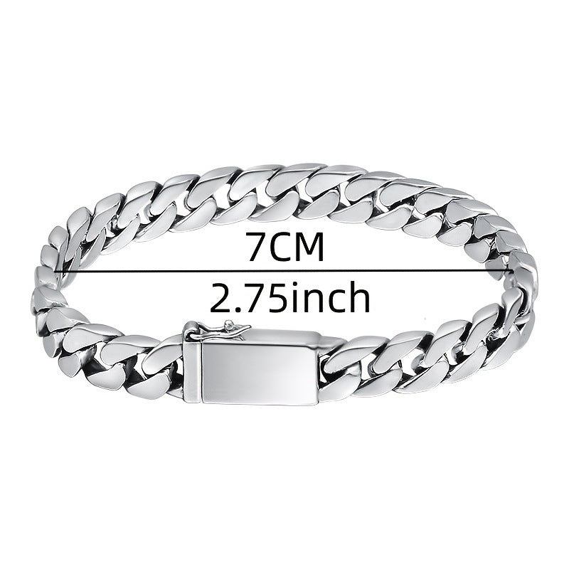 Stylish and unique men's metal bracelet