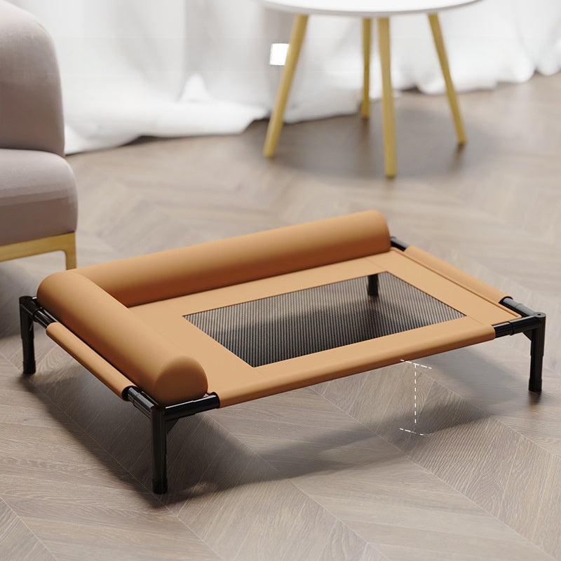 Pet camp bed for dogs and cats all seasons universal summer breathable cool moisture-proof detachable and washable ground medium and small dogs and dogs
