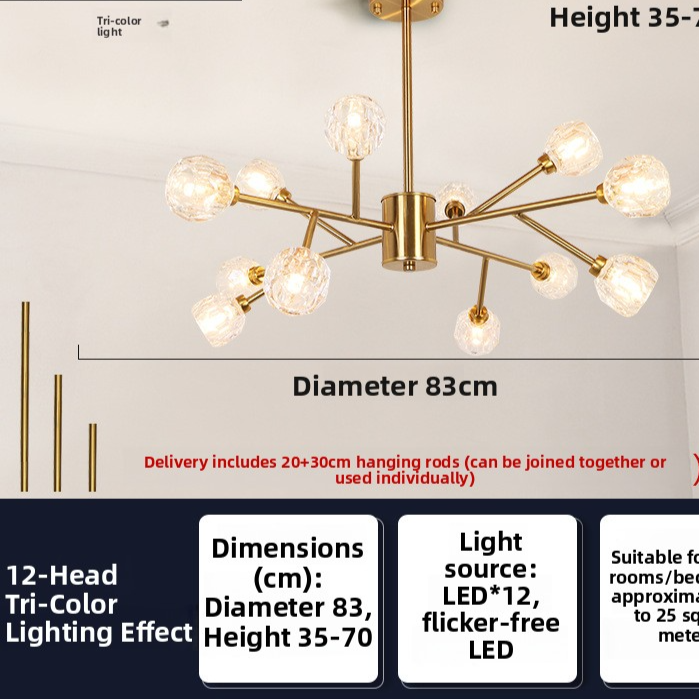 Modern LED Chandelier Lighting for Home and Restaurant
