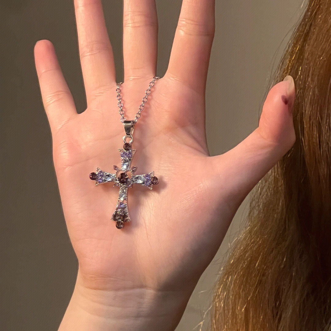 Sweet cool style hot girl cross necklace