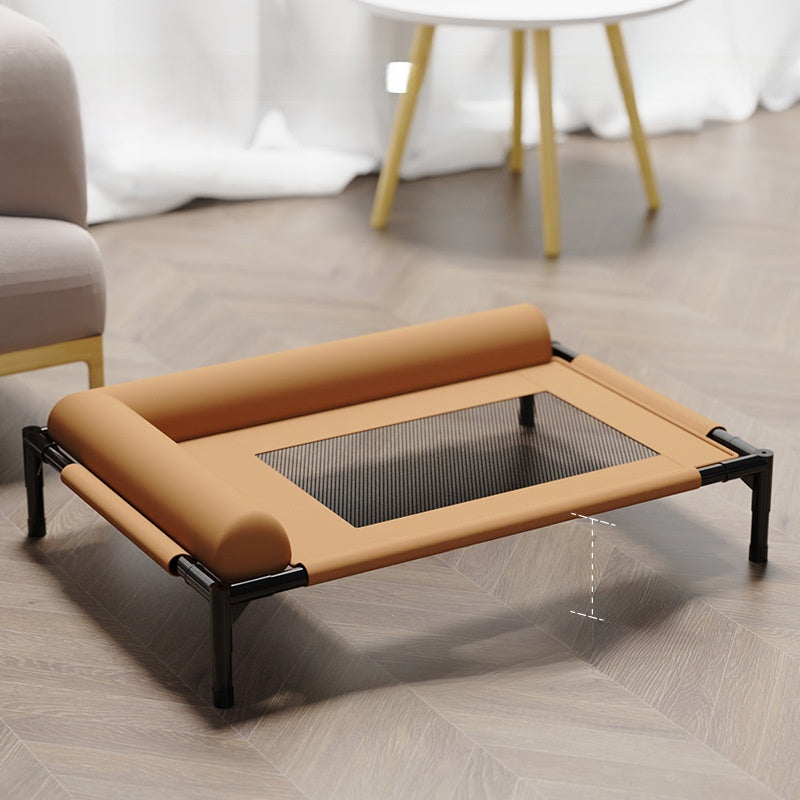 Pet camp bed for dogs and cats all seasons universal summer breathable cool moisture-proof detachable and washable ground medium and small dogs and dogs