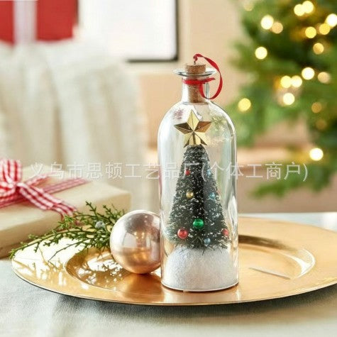Christmas Tree Recording Message Bottle