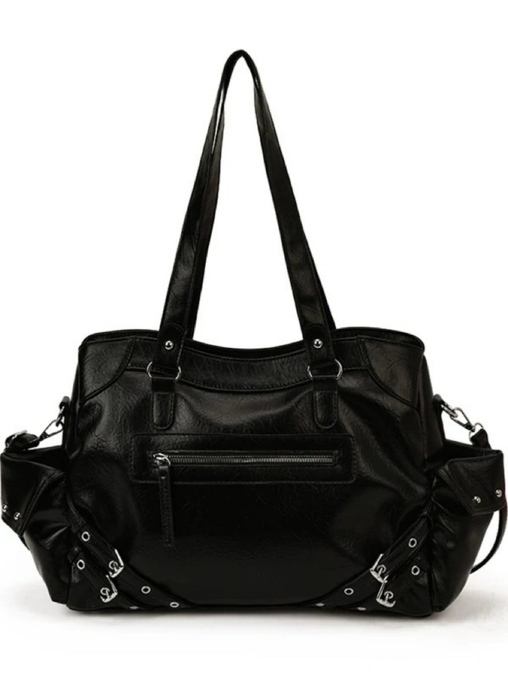 American-style niche motorcycle bag, sweet-and-cool spicy girl?s class bag, crossbody commuter bag