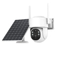 Outdoor Solar Powered 4G WiFi PTZ Surveillance Camera