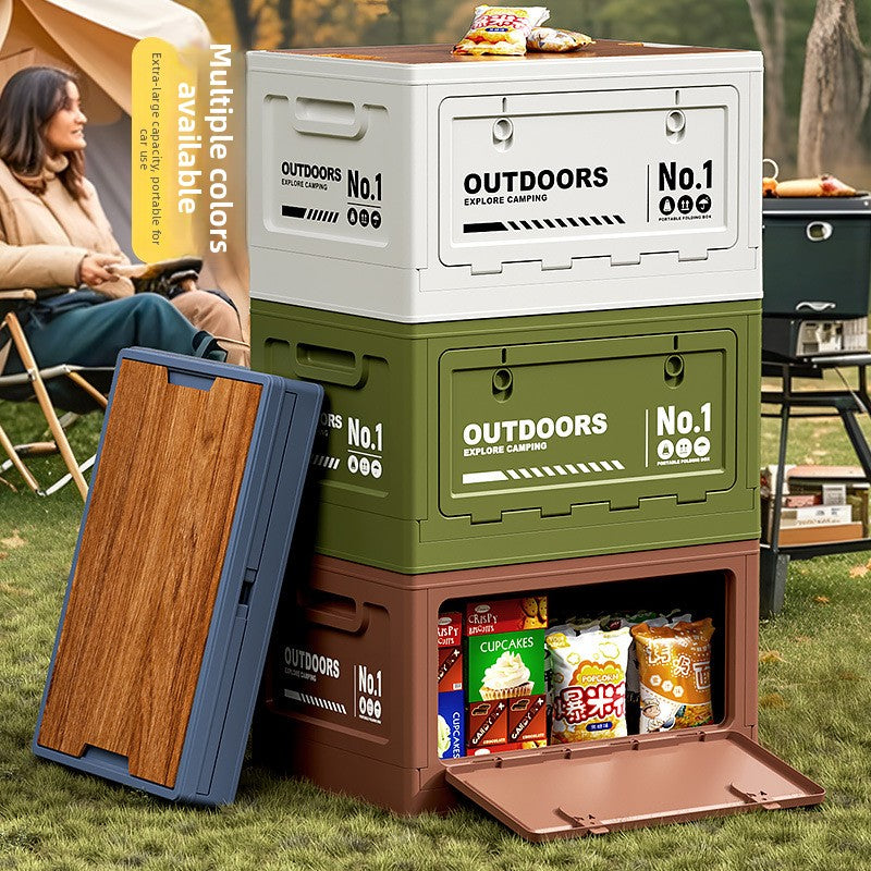 Foldable Camping Box for Car Trunk