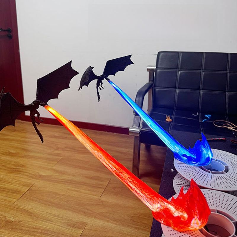 Dragon's Breath Lamp 3D Printed Creative Dragon Flame Decorative Light Ornament Cool Tech-Style Glowing Toy