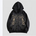Trendy Hoodie with Unique Print