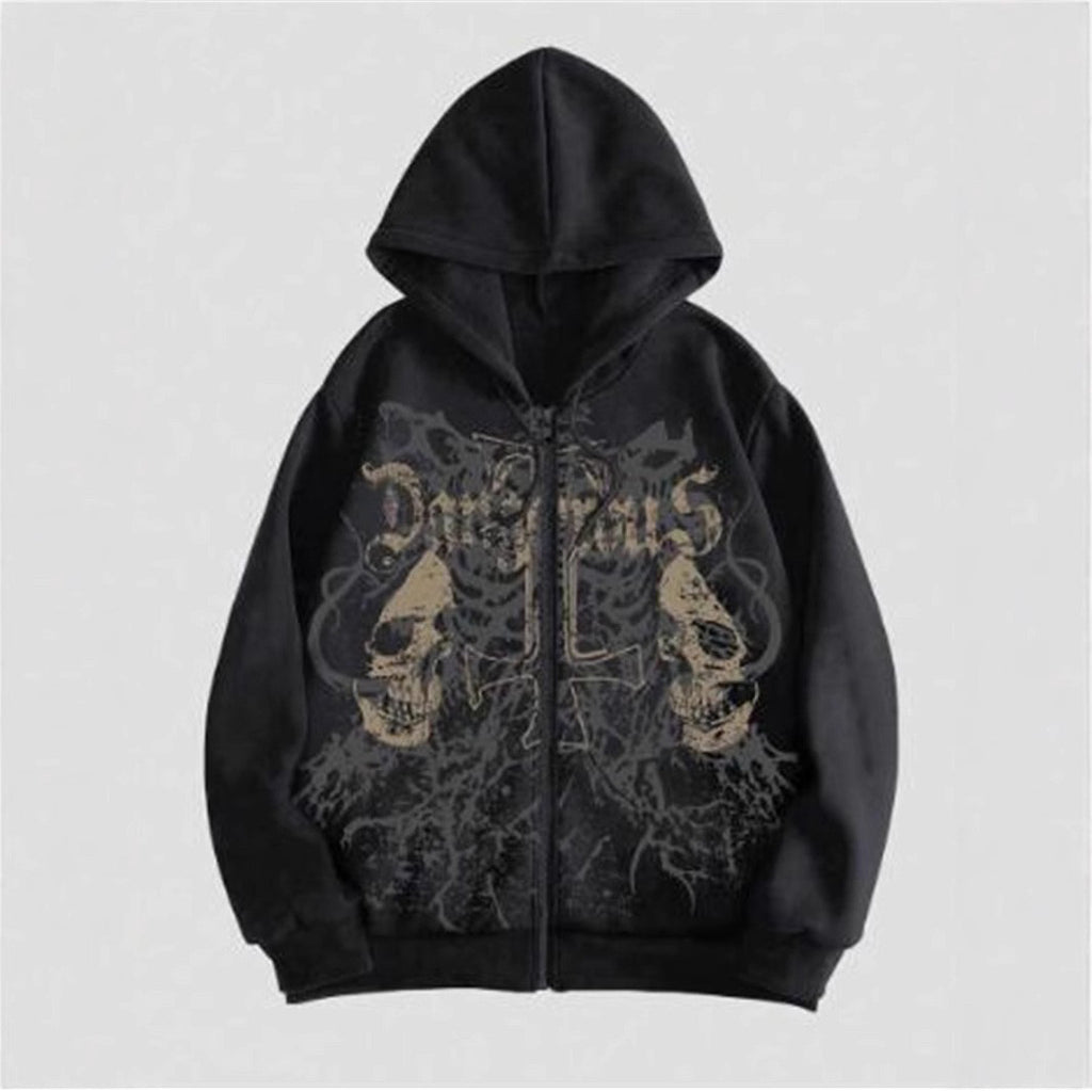 Trendy Hoodie with Unique Print