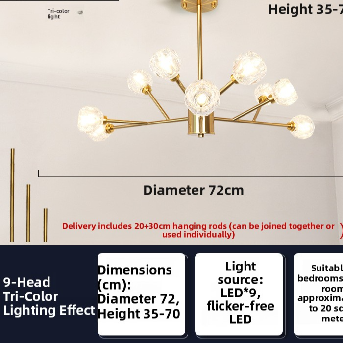 Modern LED Chandelier Lighting for Home and Restaurant