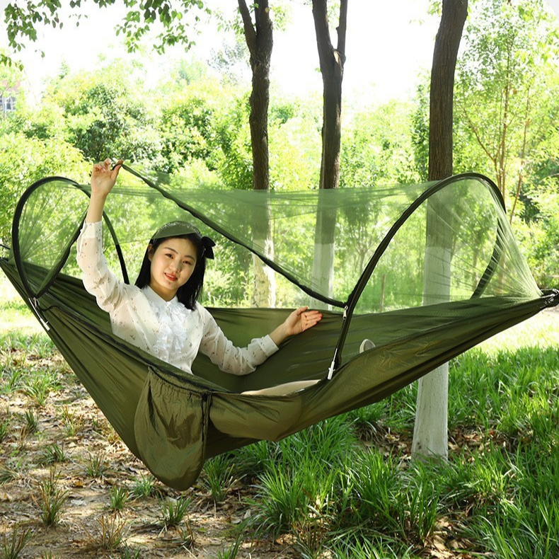 Outdoor Camping Hammock with Mosquito Net