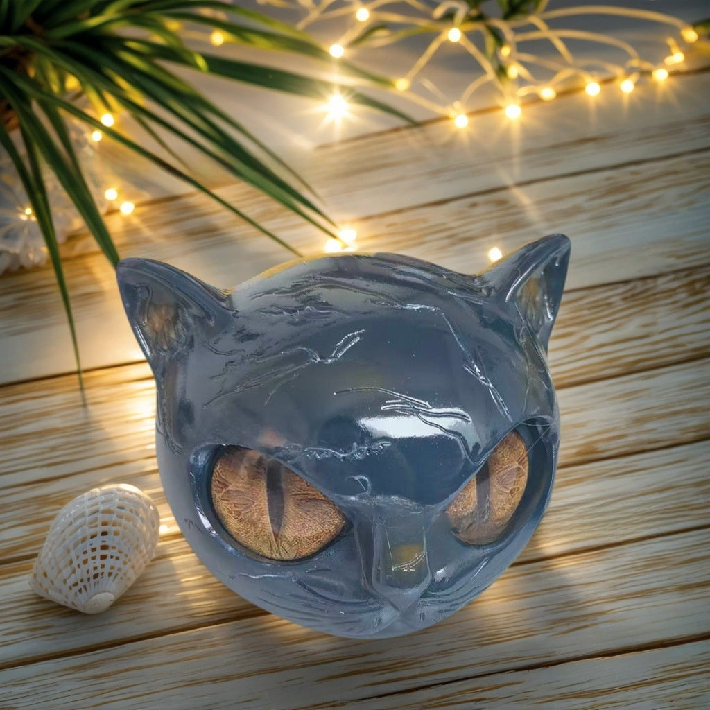 Luxury Black Cat Figurine Home Decoration