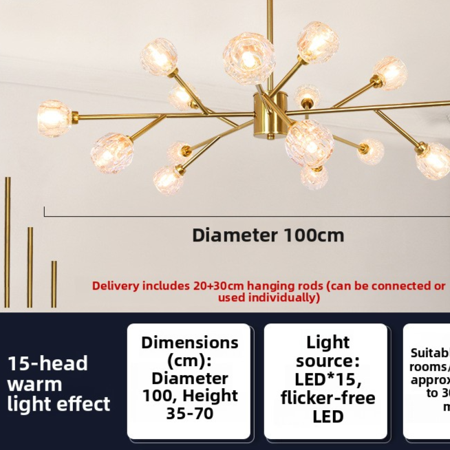 Modern LED Chandelier Lighting for Home and Restaurant