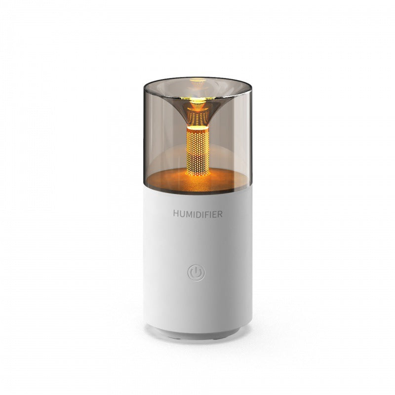 Candlelight Aromatherapy Humidifier Portable Mini Cool Mist Humidifier for Bedroom Car