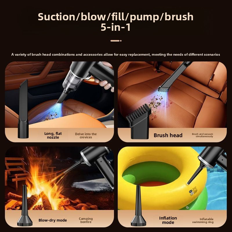 Rechargeable Handheld Vacuum Cleaner for Car and Home