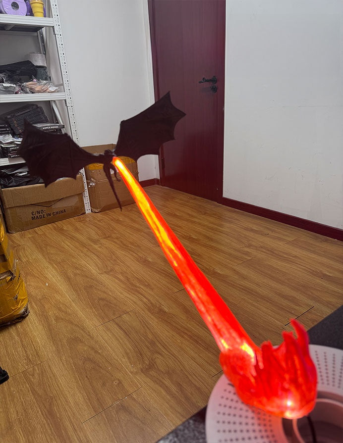 Dragon's Breath Lamp 3D Printed Creative Dragon Flame Decorative Light Ornament Cool Tech-Style Glowing Toy
