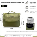 Outdoor Camping Seasoning Storage Bag