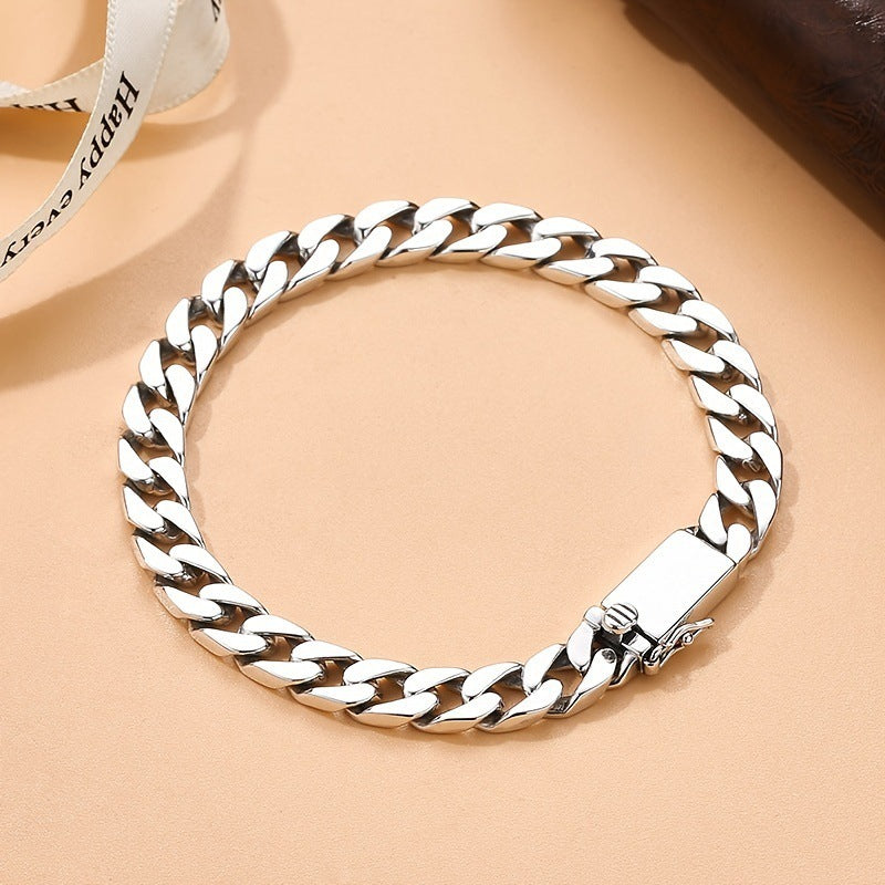 Stylish and unique men's metal bracelet