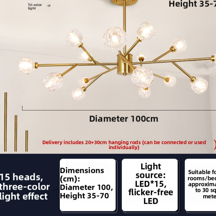 Modern LED Chandelier Lighting for Home and Restaurant