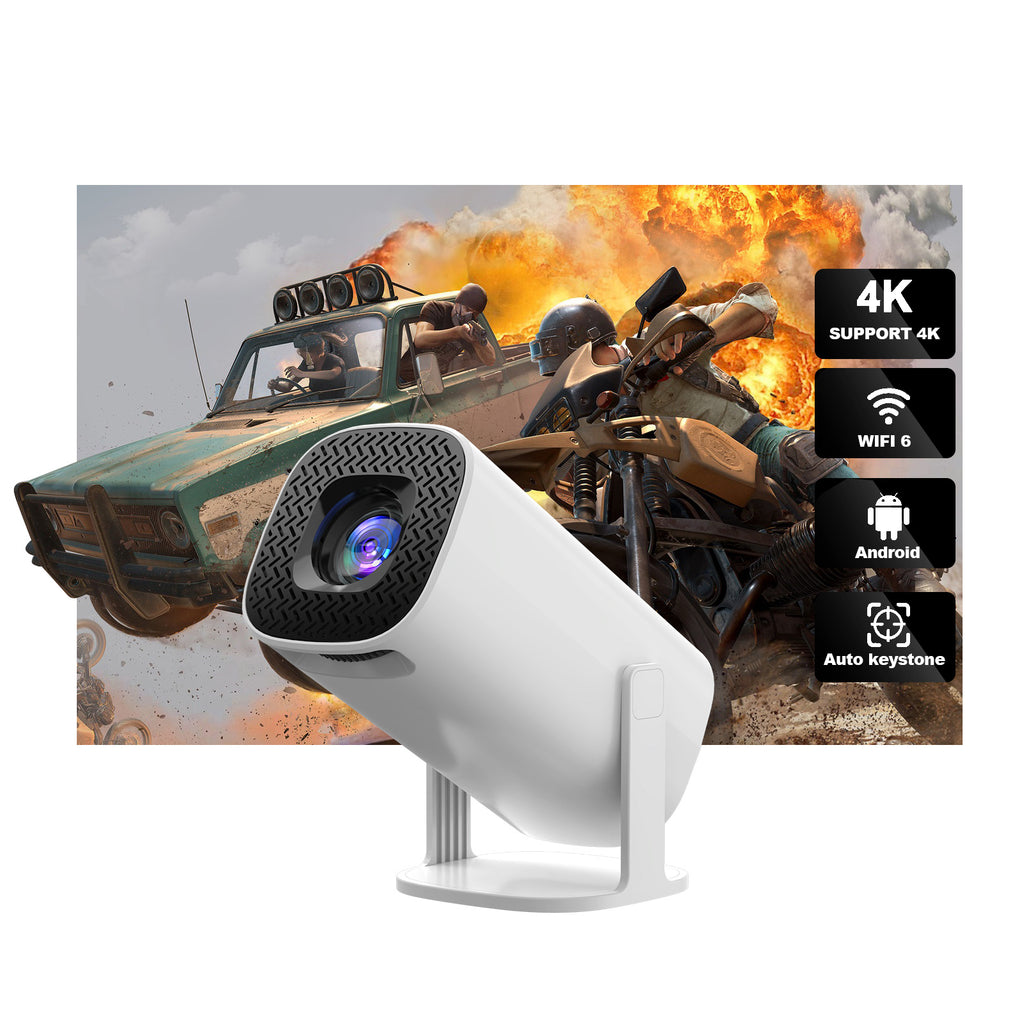 Portable Android 4K Home Projector