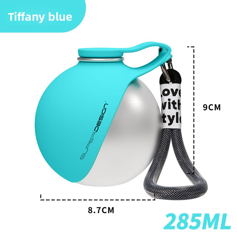 Portable Pet Water Bottle Stainless Steel