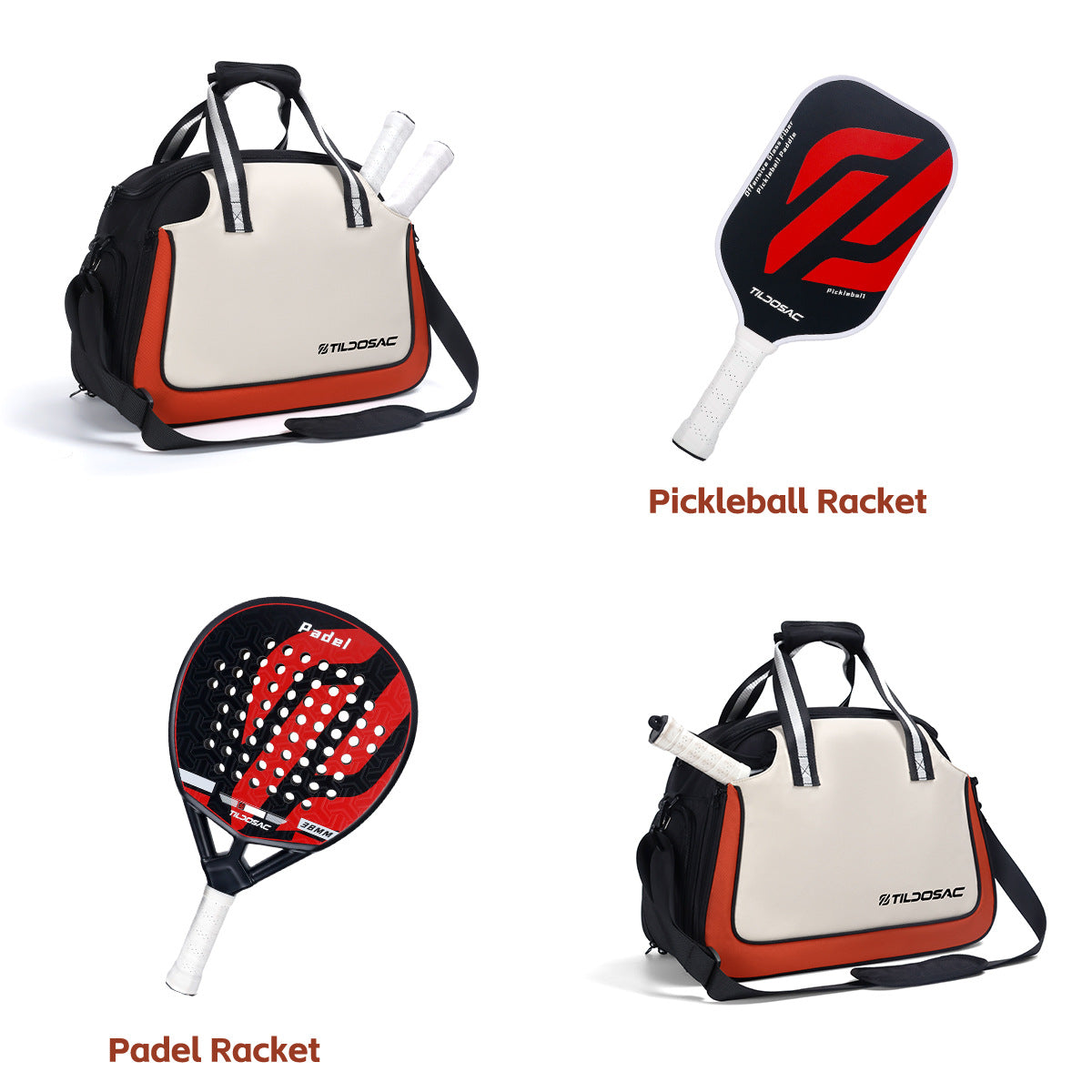 Popular Pickleball Bag, Badminton Bag, Multifunctional Outdoor Tennis Bag, Portable Single-Shoulder Padel Bag