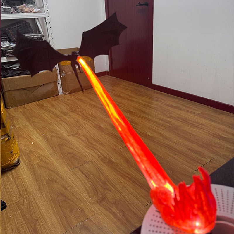 Dragon's Breath Lamp 3D Printed Creative Dragon Flame Decorative Light Ornament Cool Tech-Style Glowing Toy